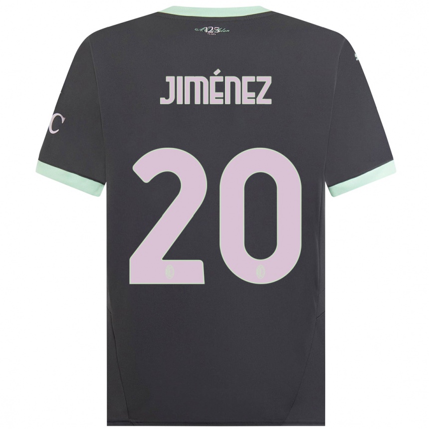 נשים כדורגל אלכס חימנס #20 אָפוֹר ג'רזי קיט שלישי 2024/25