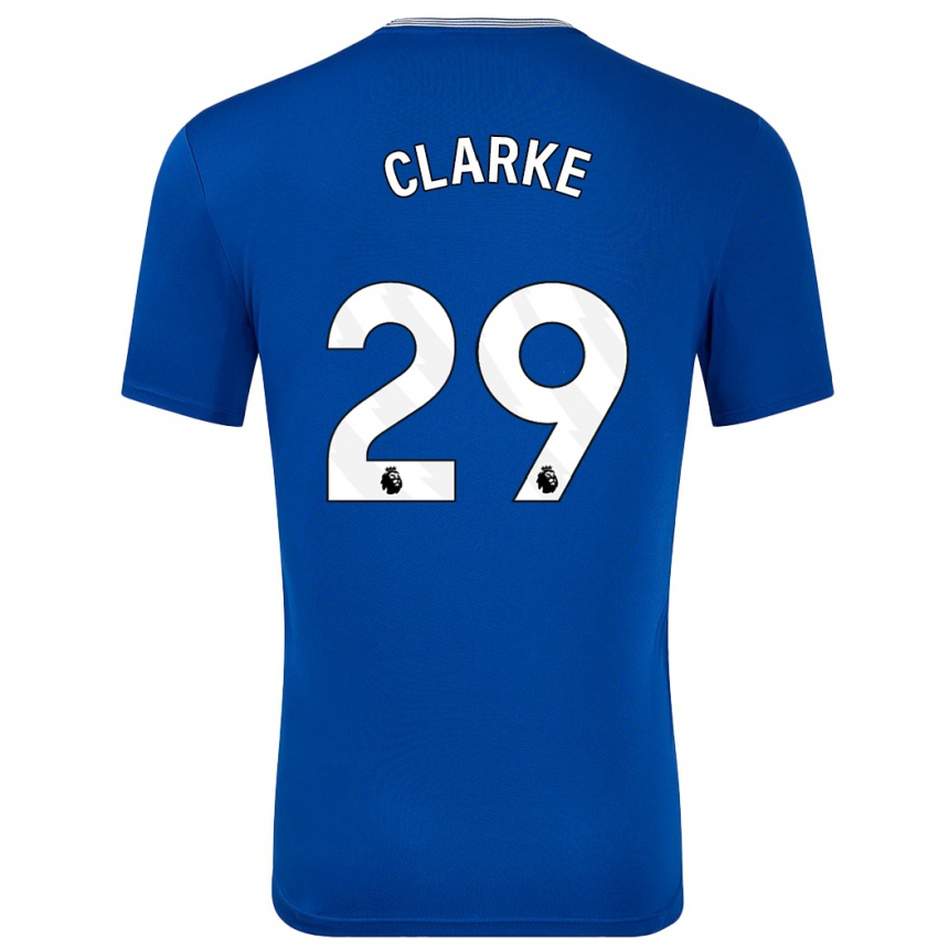 ילדים כדורגל Abbey Clarke #29 כחול עם ג'רזי ביתית 2024/25