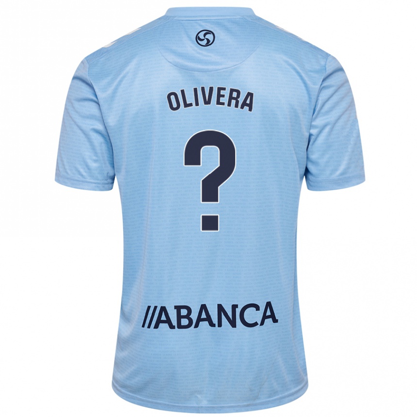 ילדים כדורגל Nacho Olivera #0 שמיים כחולים ג'רזי ביתית 2024/25