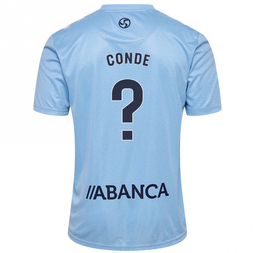 ילדים כדורגל Miguel Conde #0 שמיים כחולים ג'רזי ביתית 2024/25