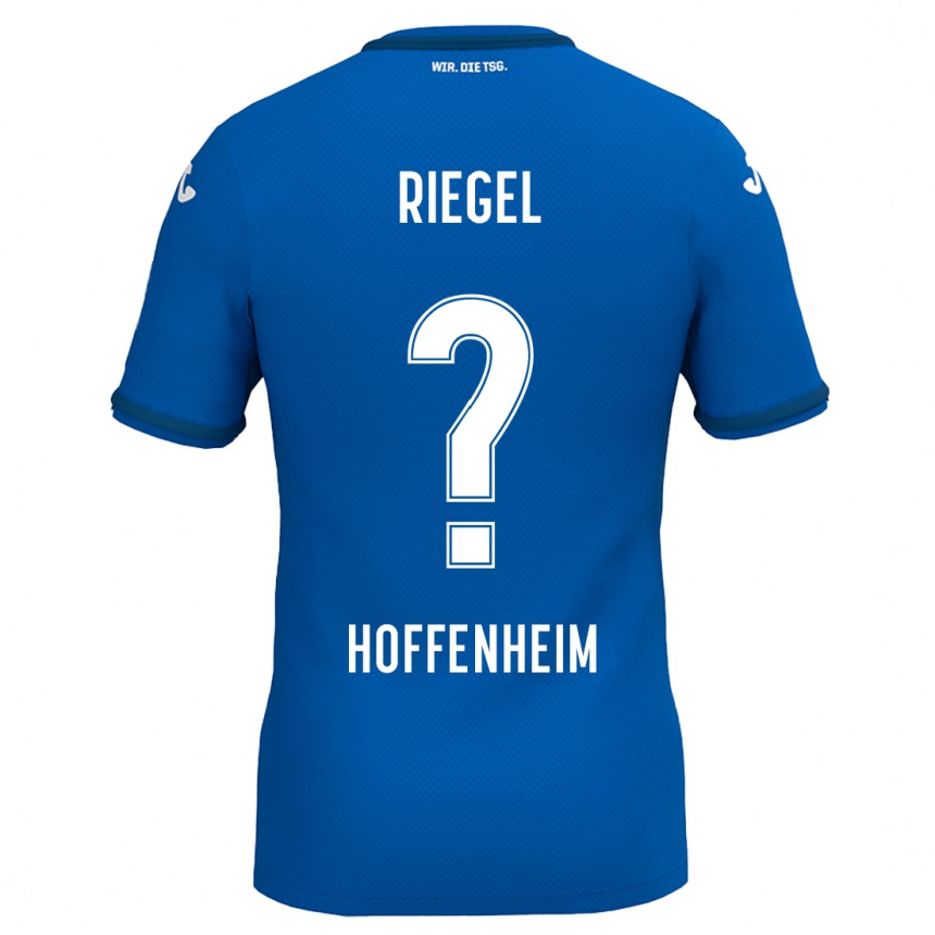 ילדים כדורגל Adrian Riegel #0 כחול רויאל ג'רזי ביתית 2024/25