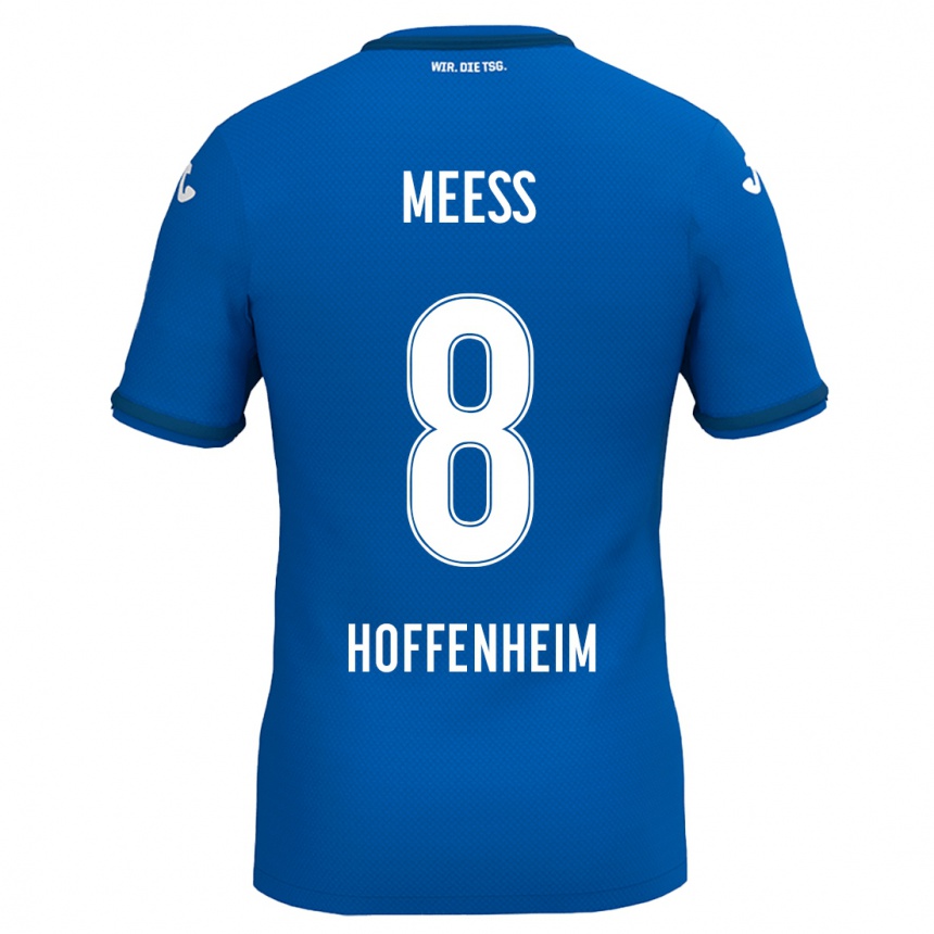 ילדים כדורגל Jakob Meeß #8 כחול רויאל ג'רזי ביתית 2024/25