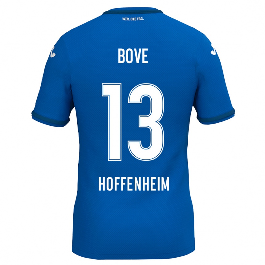 ילדים כדורגל Nevio Bove #13 כחול רויאל ג'רזי ביתית 2024/25