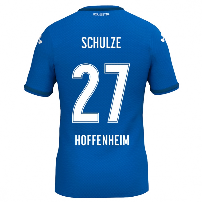 ילדים כדורגל Louis Schulze #27 כחול רויאל ג'רזי ביתית 2024/25