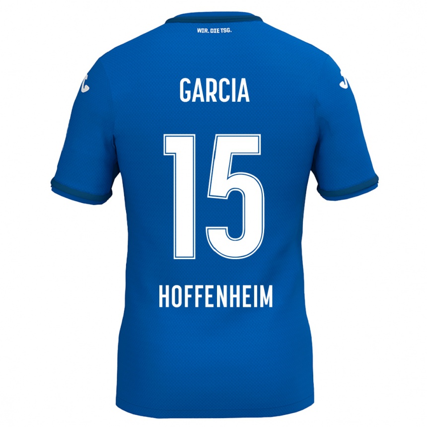 ילדים כדורגל Marta Cazalla Garcia #15 כחול רויאל ג'רזי ביתית 2024/25