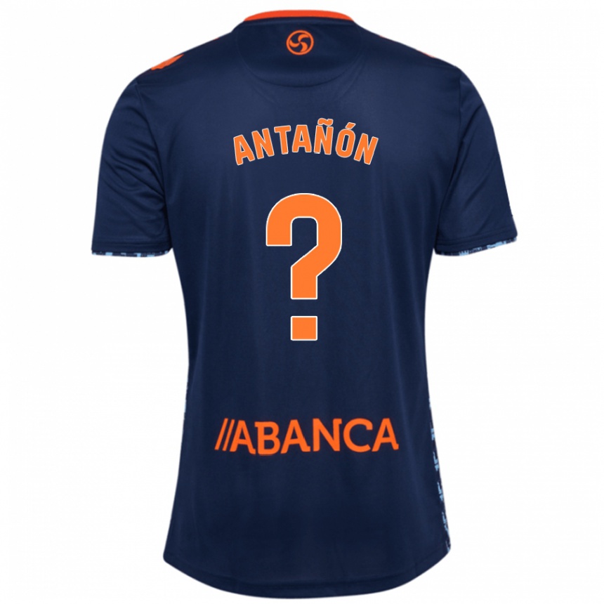 ילדים כדורגל Andrés Antañón #0 כָּחוֹל כֵּהֶה הרחק ג'רזי 2024/25