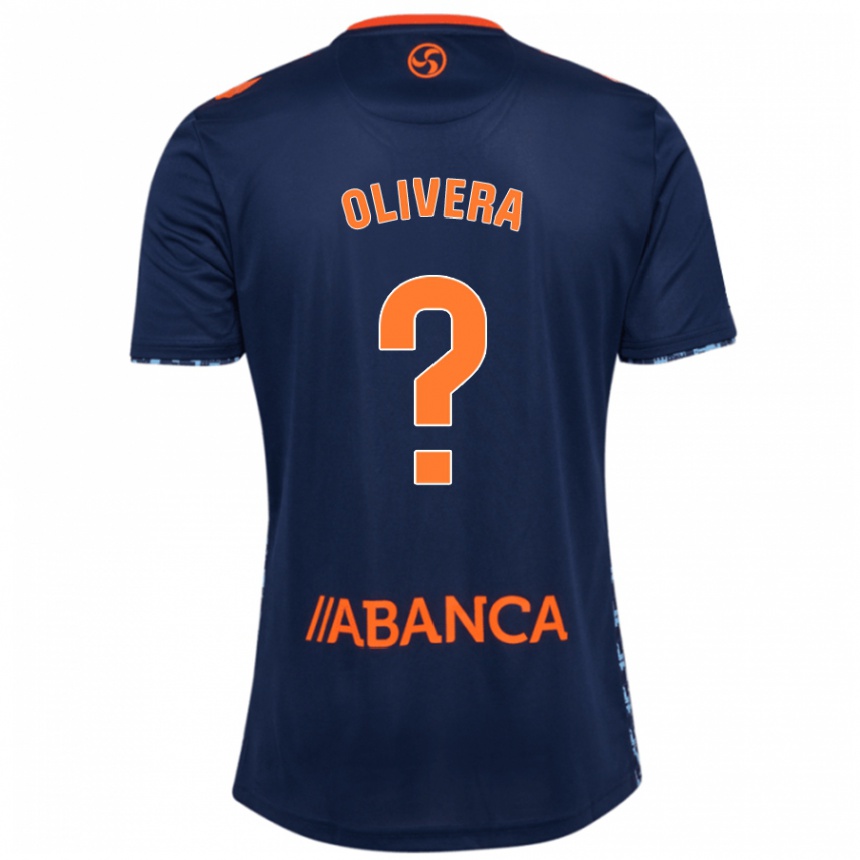 ילדים כדורגל Nacho Olivera #0 כָּחוֹל כֵּהֶה הרחק ג'רזי 2024/25