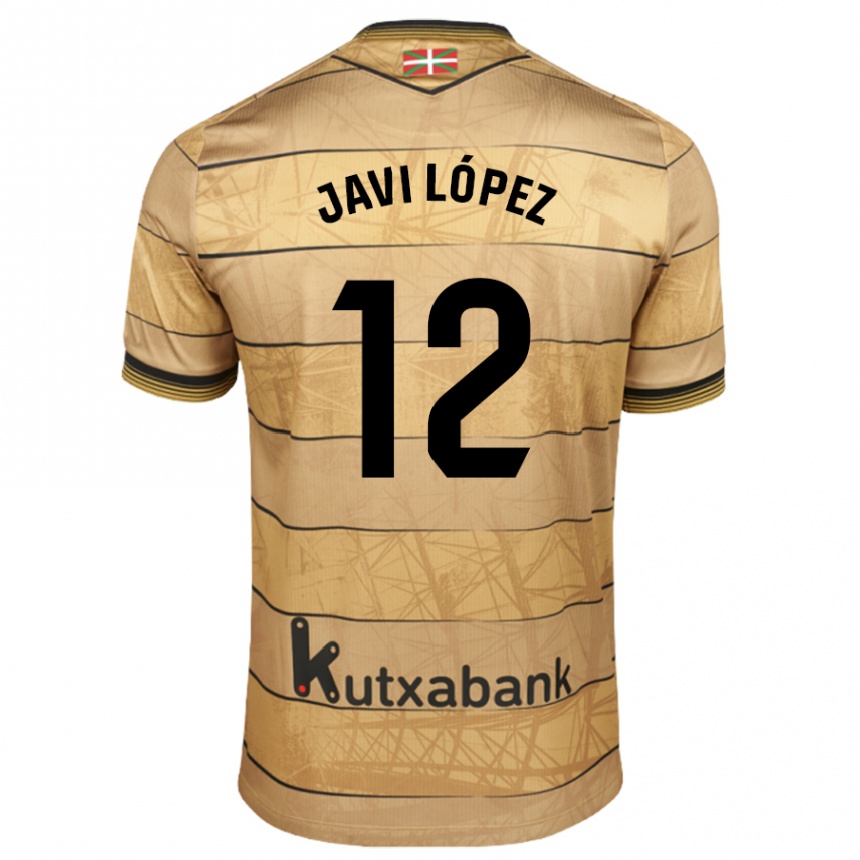 ילדים כדורגל Javi López #12 חוּם הרחק ג'רזי 2024/25
