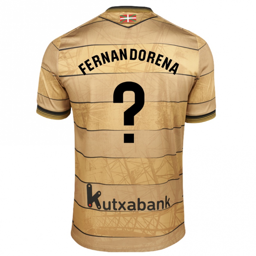ילדים כדורגל Alex Fernandorena #0 חוּם הרחק ג'רזי 2024/25