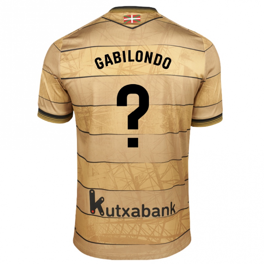 ילדים כדורגל מחקר Gabilondo #0 חוּם הרחק ג'רזי 2024/25