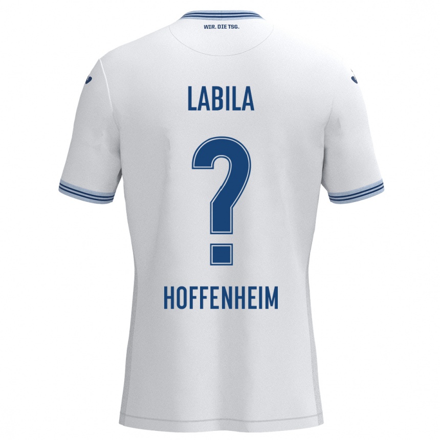 ילדים כדורגל Daniel Labila #0 כחול לבן הרחק ג'רזי 2024/25
