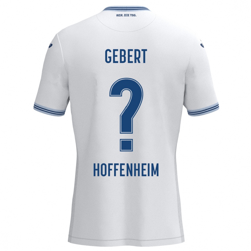 ילדים כדורגל Ferdinand Gebert #0 כחול לבן הרחק ג'רזי 2024/25