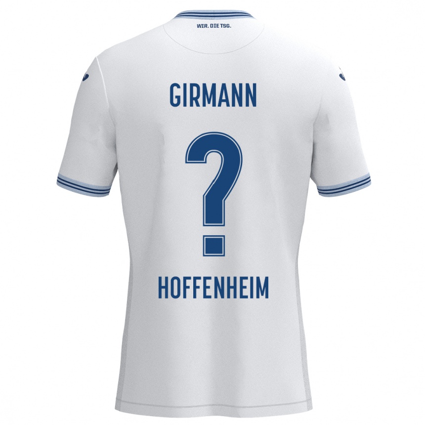 ילדים כדורגל David Girmann #0 כחול לבן הרחק ג'רזי 2024/25