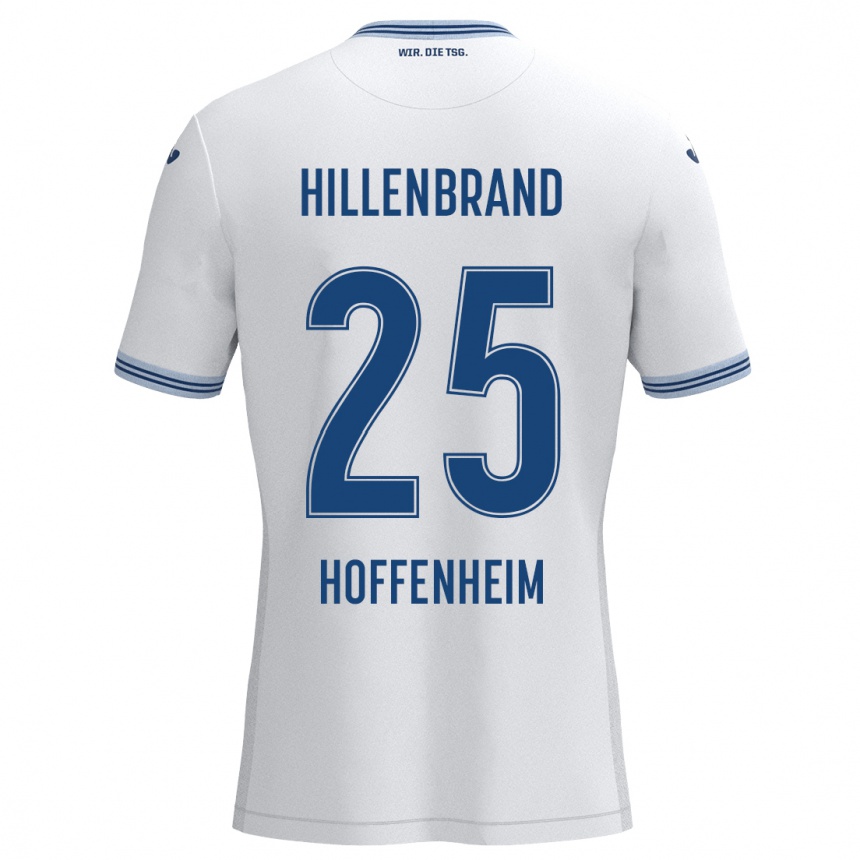 ילדים כדורגל Jack Hillenbrand #25 כחול לבן הרחק ג'רזי 2024/25
