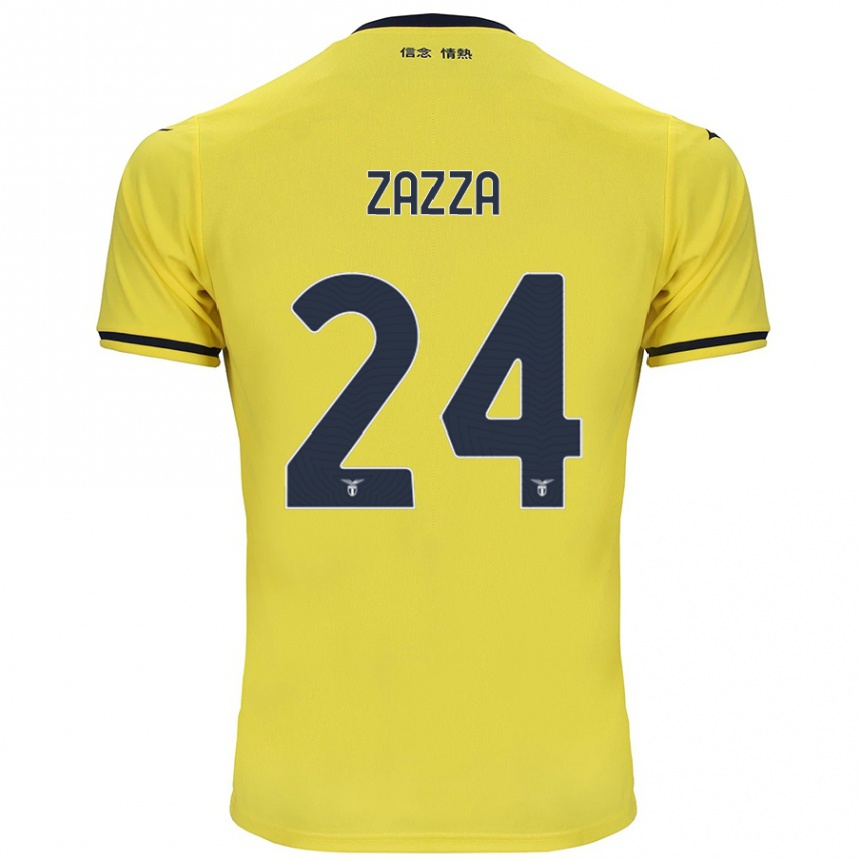 ילדים כדורגל מתאו זאזה #24 צָהוֹב הרחק ג'רזי 2024/25