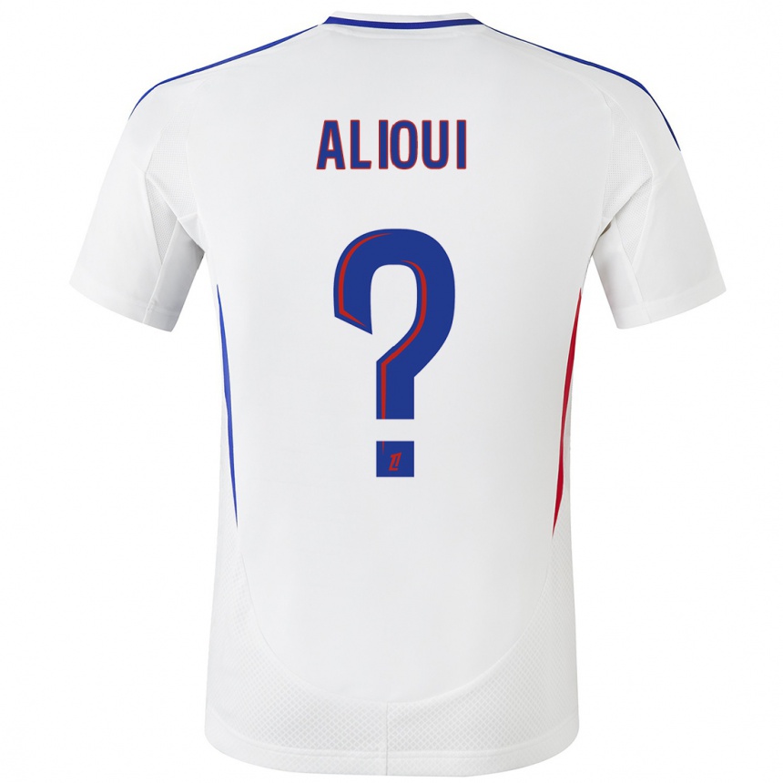 גברים כדורגל Adam Alioui #0 לבן כחול ג'רזי ביתית 2024/25