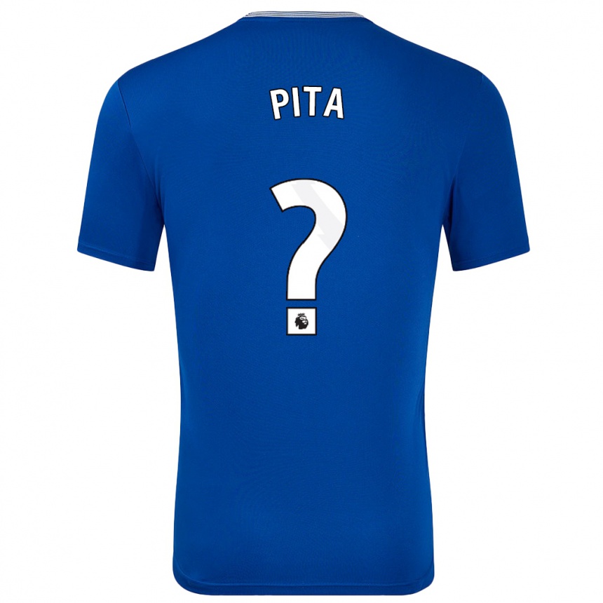 גברים כדורגל Shea Pita #0 כחול עם ג'רזי ביתית 2024/25
