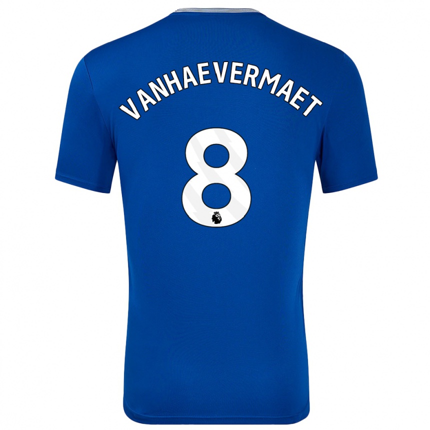 גברים כדורגל Justine Vanhaevermaet #8 כחול עם ג'רזי ביתית 2024/25