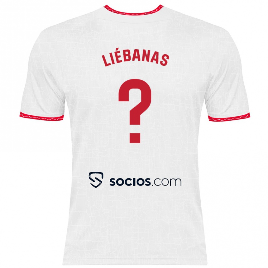 גברים כדורגל José Manuel Liébanas #0 לבן אדום ג'רזי ביתית 2024/25
