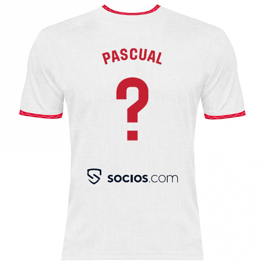 גברים כדורגל Álvaro Pascual #0 לבן אדום ג'רזי ביתית 2024/25