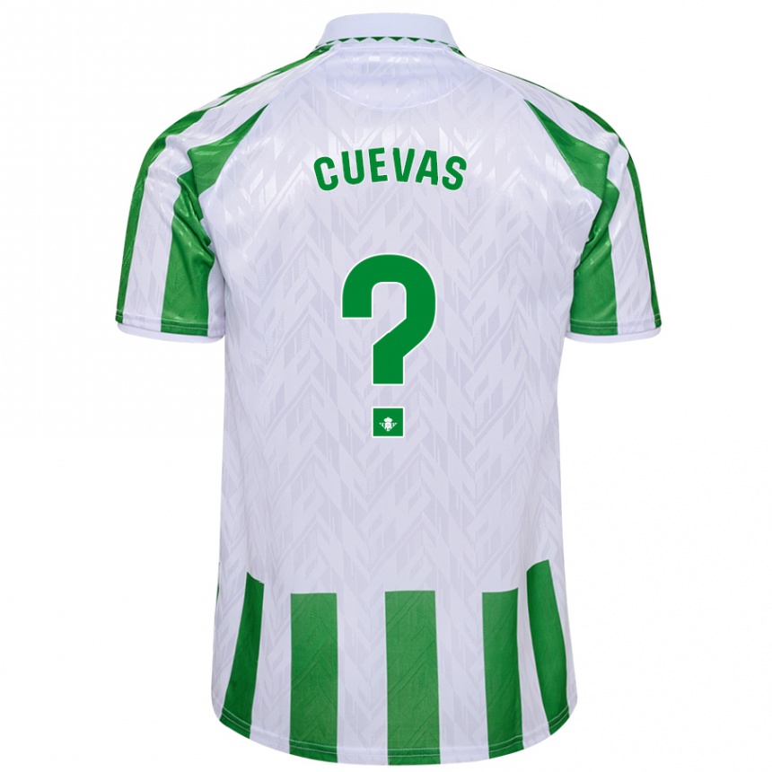 גברים כדורגל Miguel Cuevas #0 פסים ירוקים לבנים ג'רזי ביתית 2024/25