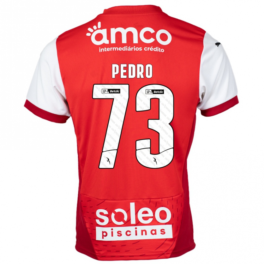 גברים כדורגל Zé Pedro #73 אדום לבן ג'רזי ביתית 2024/25