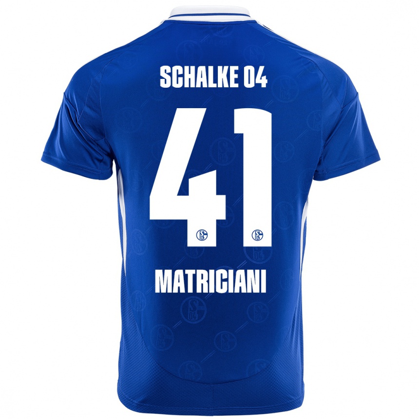 גברים כדורגל Henning Matriciani #41 כחול רויאל ג'רזי ביתית 2024/25