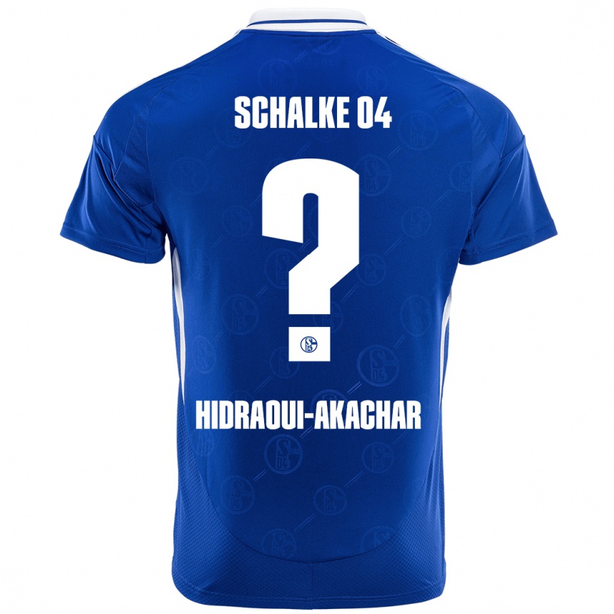 גברים כדורגל Yassin Hidraoui-Akachar #0 כחול רויאל ג'רזי ביתית 2024/25