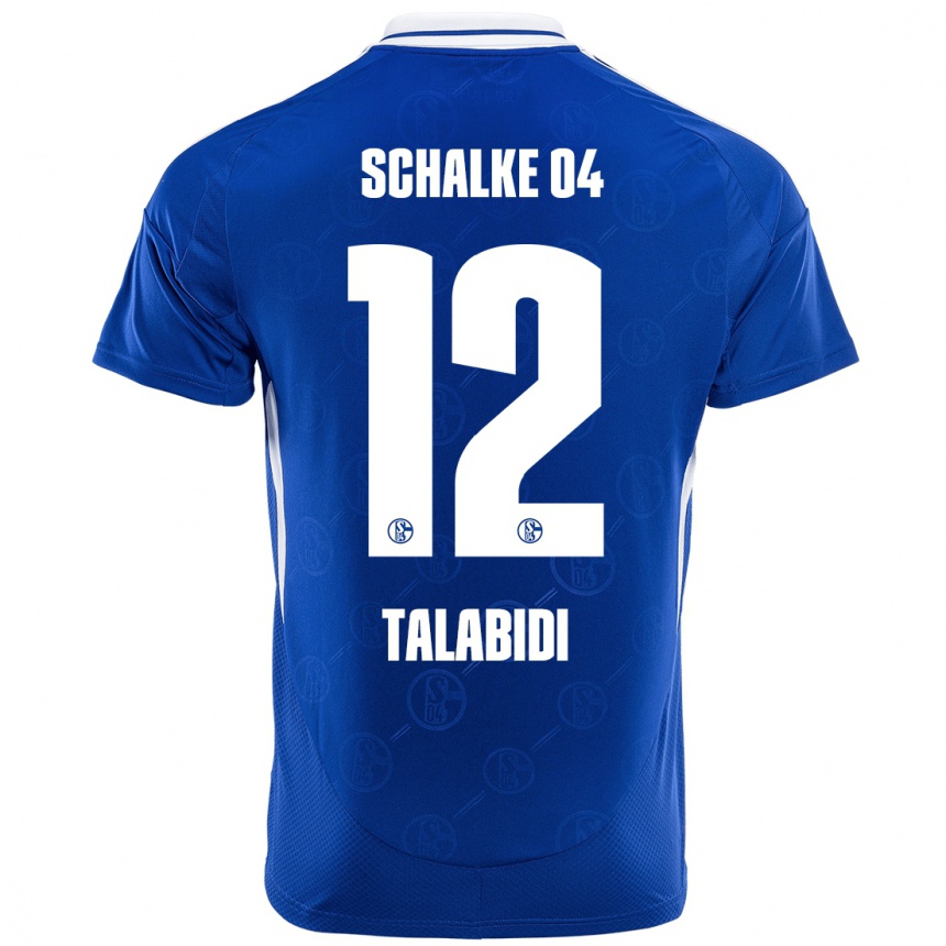 גברים כדורגל Malik Talabidi #12 כחול רויאל ג'רזי ביתית 2024/25