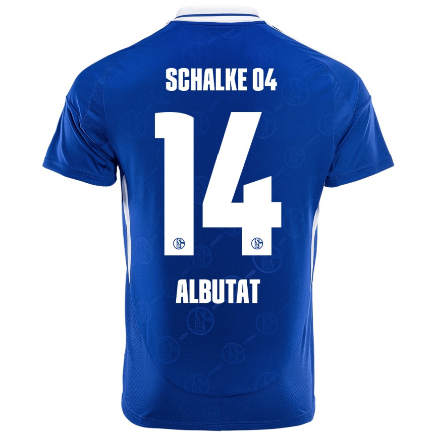 גברים כדורגל Tim Albutat #14 כחול רויאל ג'רזי ביתית 2024/25