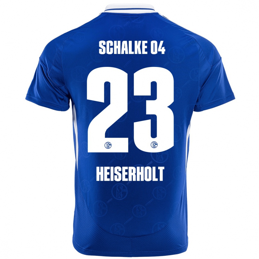 גברים כדורגל Finn Heiserholt #23 כחול רויאל ג'רזי ביתית 2024/25