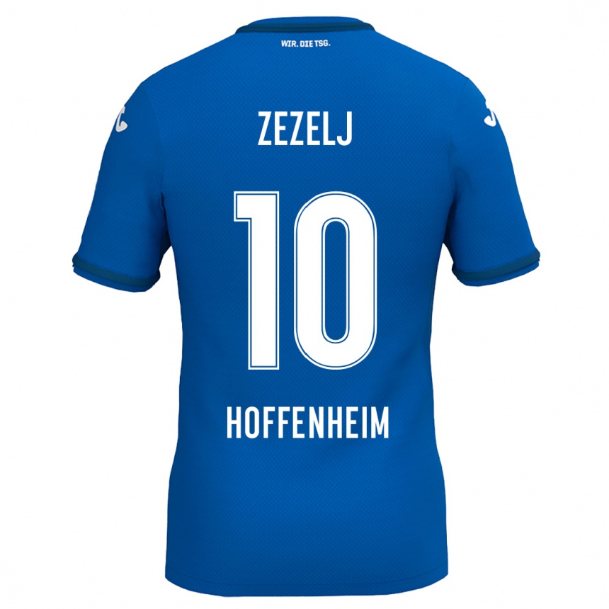 גברים כדורגל Neno Zezelj #10 כחול רויאל ג'רזי ביתית 2024/25