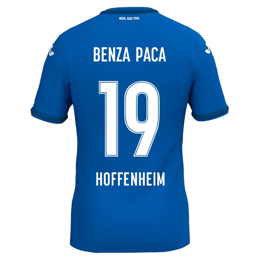 גברים כדורגל Lynes Benza Paca #19 כחול רויאל ג'רזי ביתית 2024/25