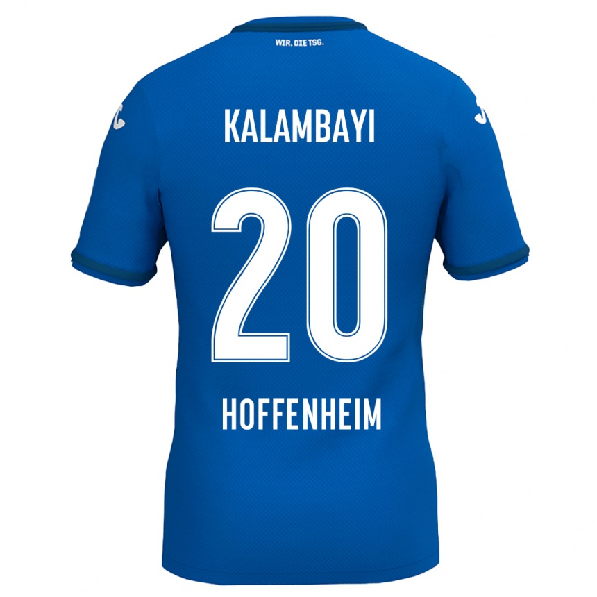 גברים כדורגל Simon Kalambayi #20 כחול רויאל ג'רזי ביתית 2024/25