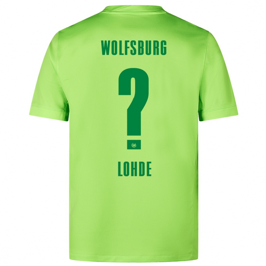 גברים כדורגל Sven Lohde #0 ירוק ניאון ג'רזי ביתית 2024/25