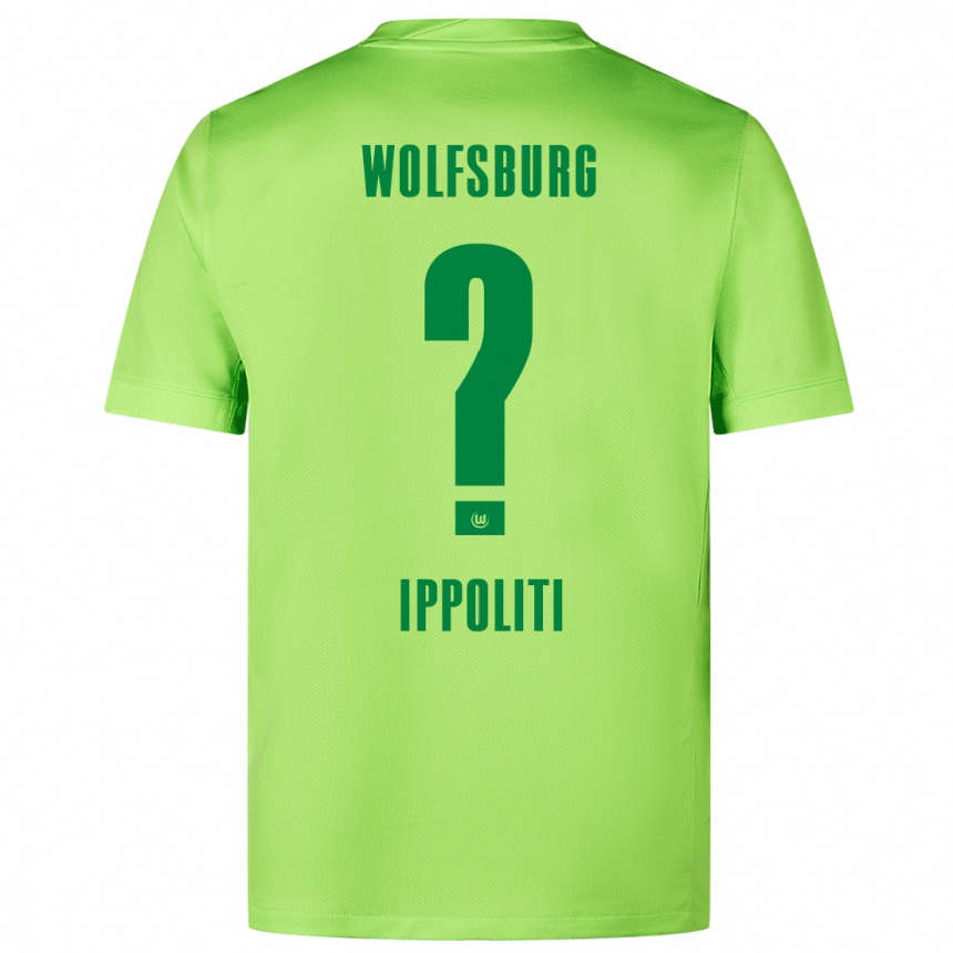 גברים כדורגל Mario Ippoliti #0 ירוק ניאון ג'רזי ביתית 2024/25
