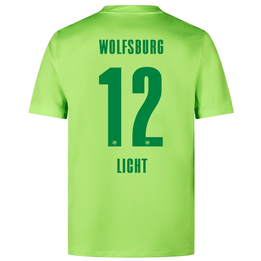 גברים כדורגל Philipp Licht #12 ירוק ניאון ג'רזי ביתית 2024/25
