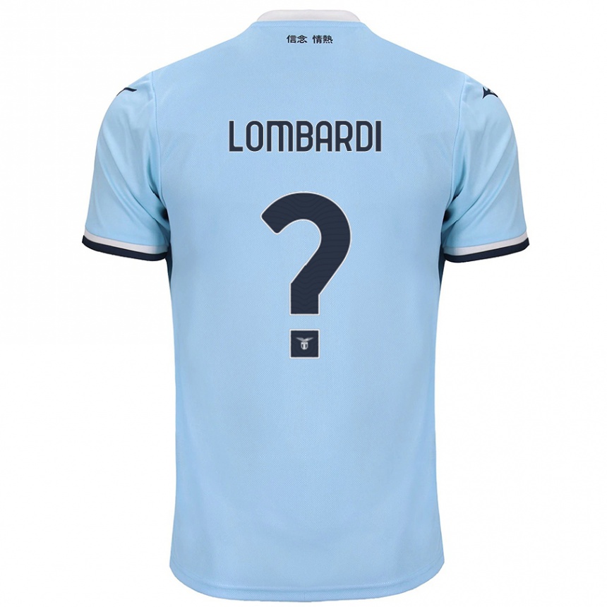 גברים כדורגל Pierlorenzo Lombardi #0 כְּחוֹל ג'רזי ביתית 2024/25