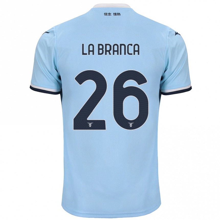 גברים כדורגל Ruggero La Branca #26 כְּחוֹל ג'רזי ביתית 2024/25