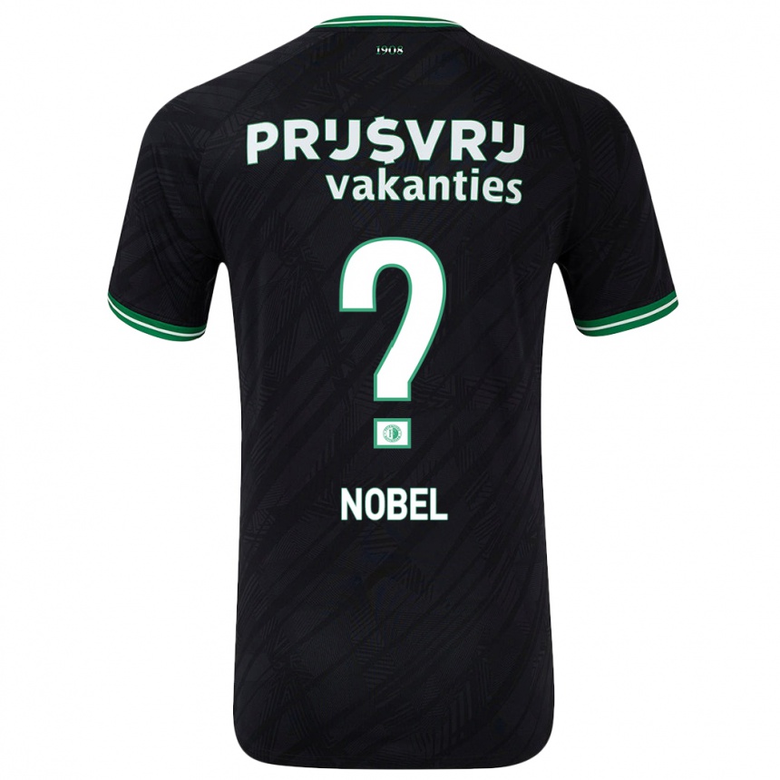 גברים כדורגל Sem Nobel #0 ירוק שחור הרחק ג'רזי 2024/25