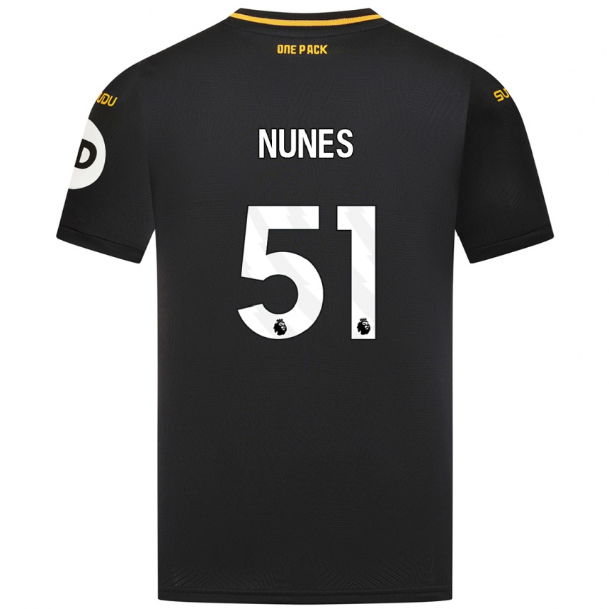 גברים כדורגל Grazi Nunes #51 שָׁחוֹר הרחק ג'רזי 2024/25