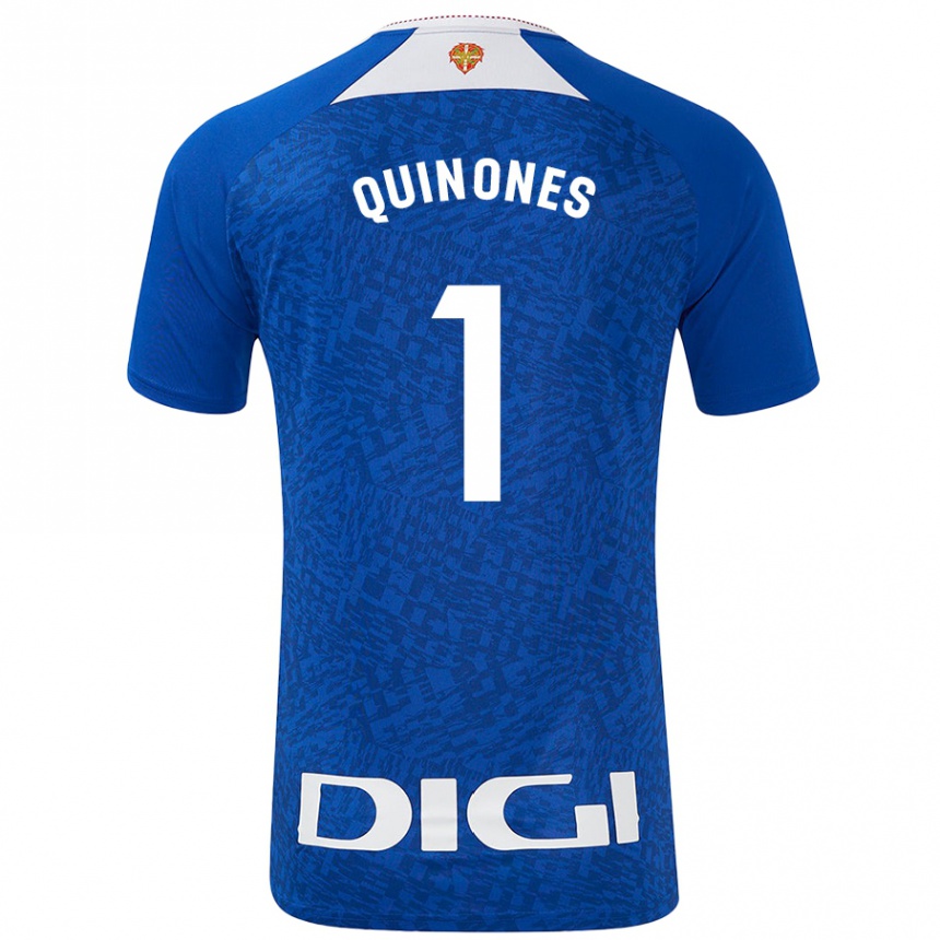 גברים כדורגל Mariasun Quiñones #1 כחול רויאל הרחק ג'רזי 2024/25