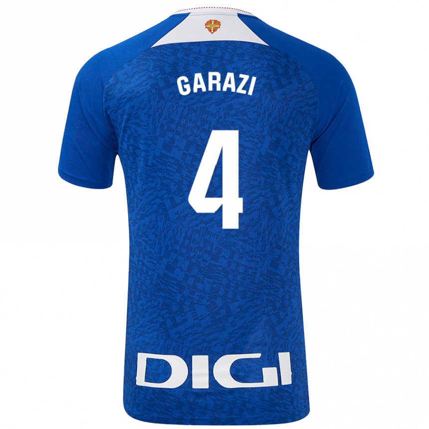 גברים כדורגל Garazi #4 כחול רויאל הרחק ג'רזי 2024/25