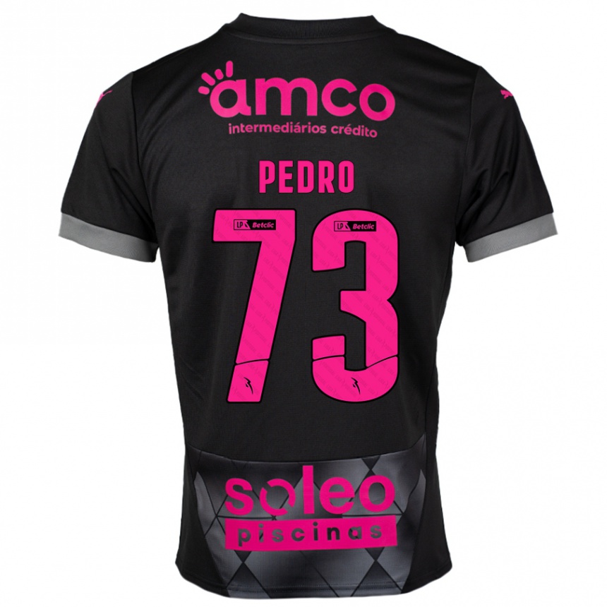 גברים כדורגל Zé Pedro #73 שחור ורוד הרחק ג'רזי 2024/25