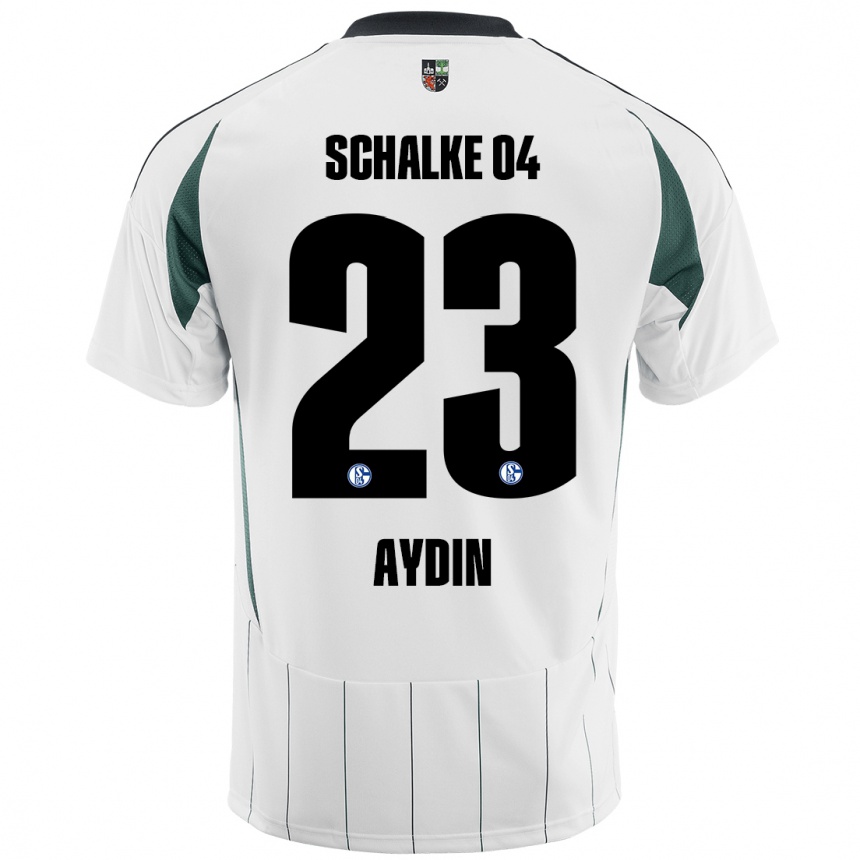 גברים כדורגל Mehmet Aydın #23 ירוק לבן הרחק ג'רזי 2024/25