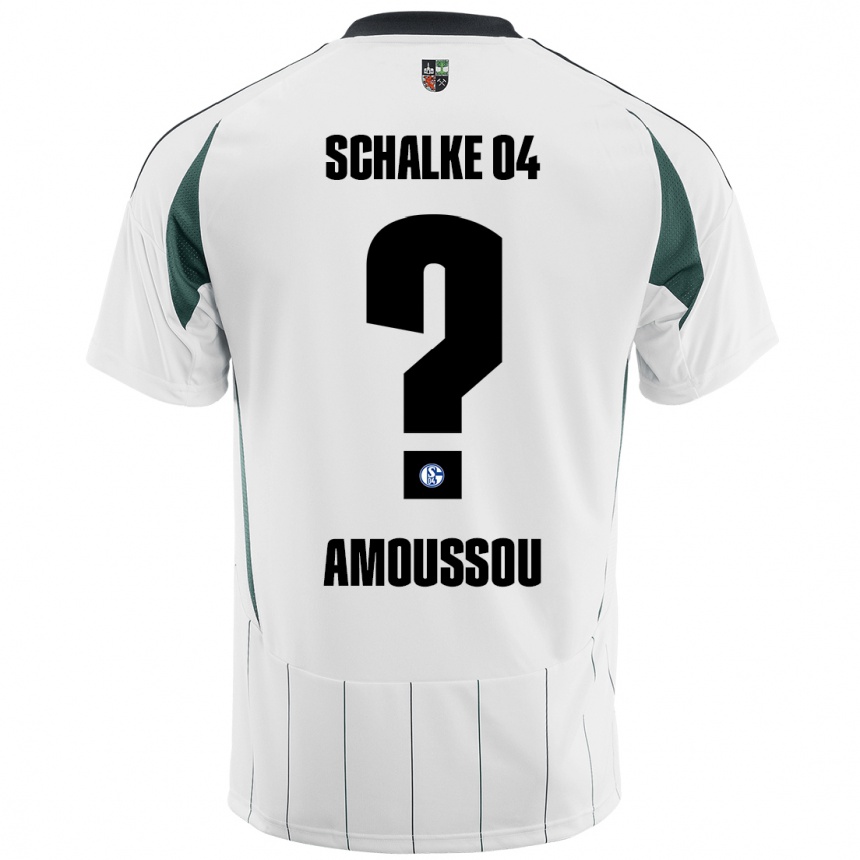 גברים כדורגל Zaid Amoussou #0 ירוק לבן הרחק ג'רזי 2024/25