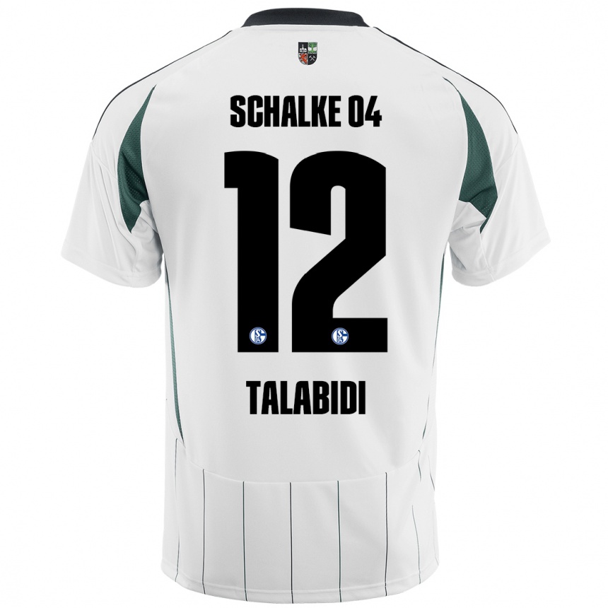 גברים כדורגל Malik Talabidi #12 ירוק לבן הרחק ג'רזי 2024/25