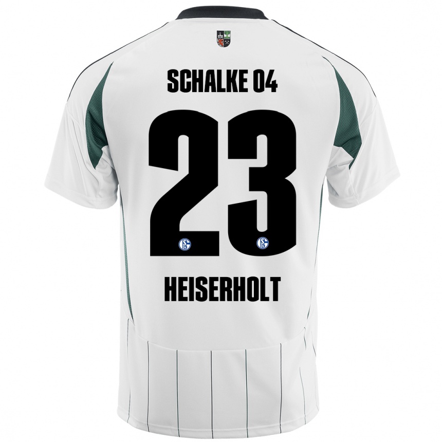 גברים כדורגל Finn Heiserholt #23 ירוק לבן הרחק ג'רזי 2024/25