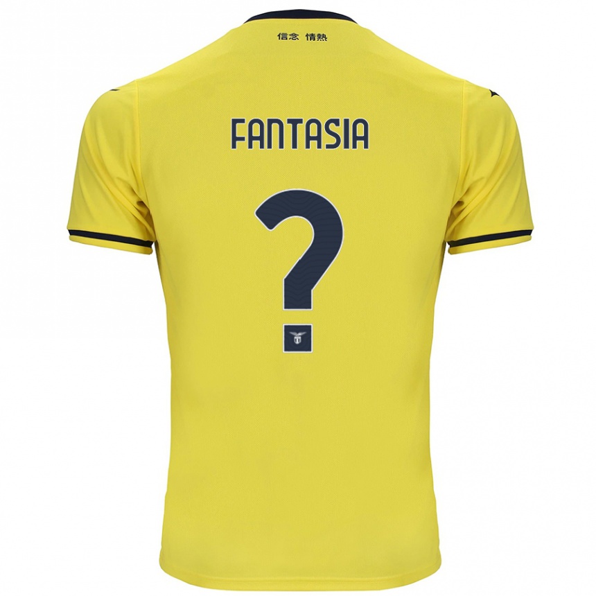 גברים כדורגל Luca Fantasia #0 צָהוֹב הרחק ג'רזי 2024/25
