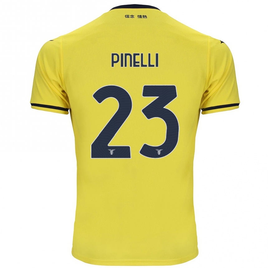 גברים כדורגל Pietro Pinelli #23 צָהוֹב הרחק ג'רזי 2024/25